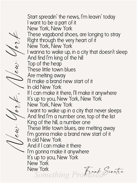 new york songtext|New York, New York (Lyrics) 